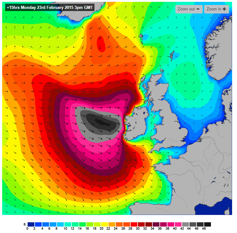 Sturm vor Irland - Megawellen werden erwartet
