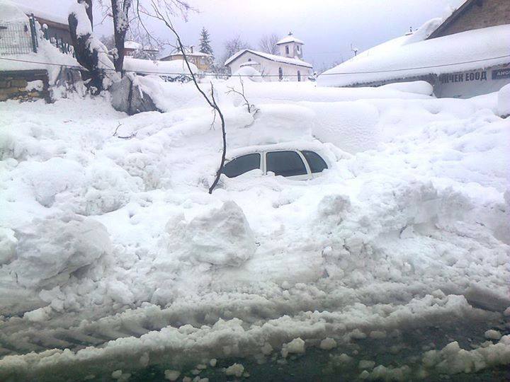 Schnee in Mazedonien