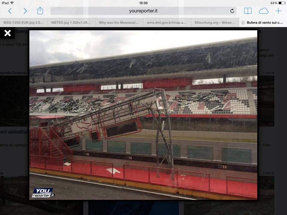 Unwetter Toscana 5.3.2015