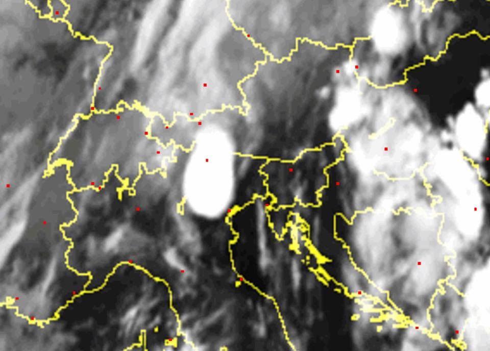 Infrarot Satellitenbild