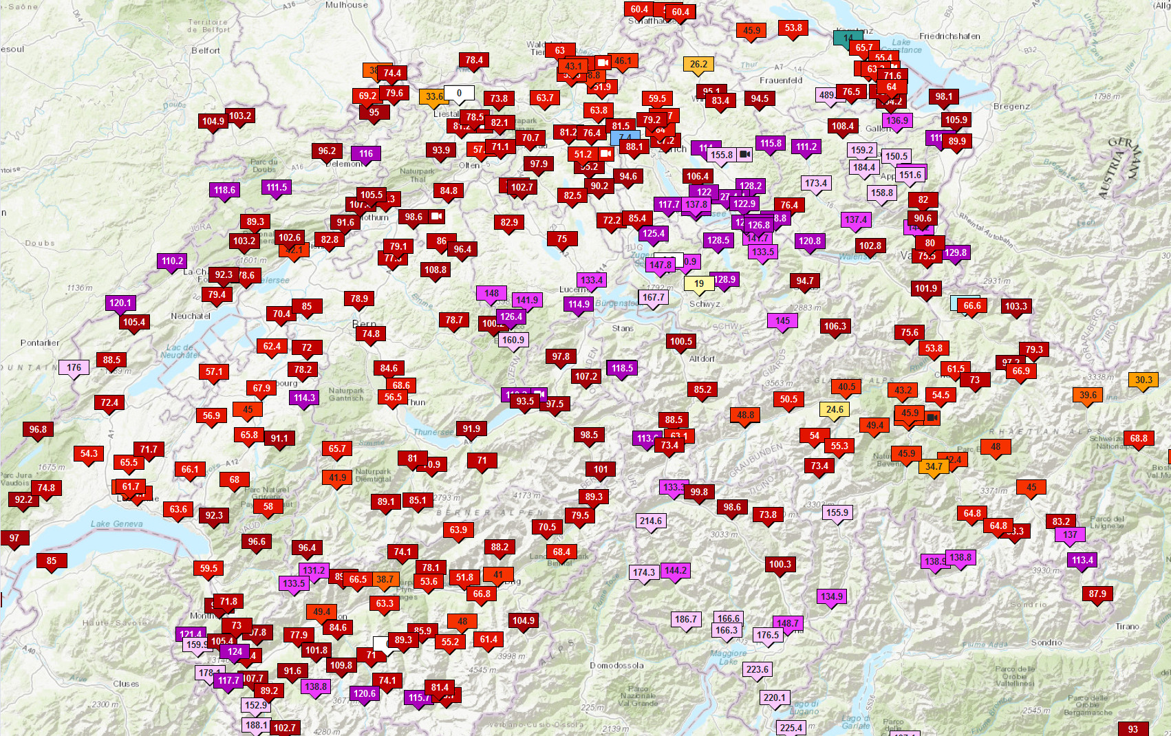 Unwetterpotential Südfrankreich