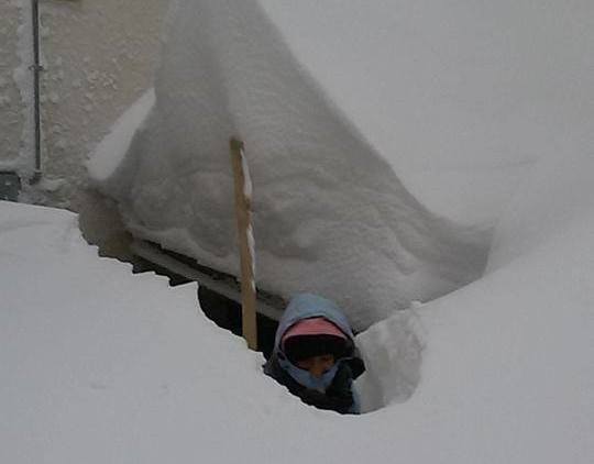 Rekordschneefall im Appennin