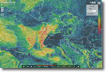 meteoblue WIndströmung